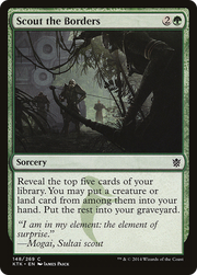 Scout the Borders (KTK-148) - Khans of Tarkir Foil