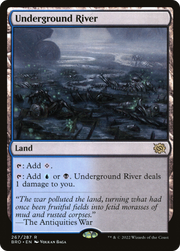 Underground River (BRO-267) - The Brothers' War Foil