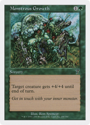 Monstrous Growth (7ED-258) - Seventh Edition
