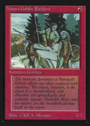 Mons's Goblin Raiders (CED-) - Collectors' Edition