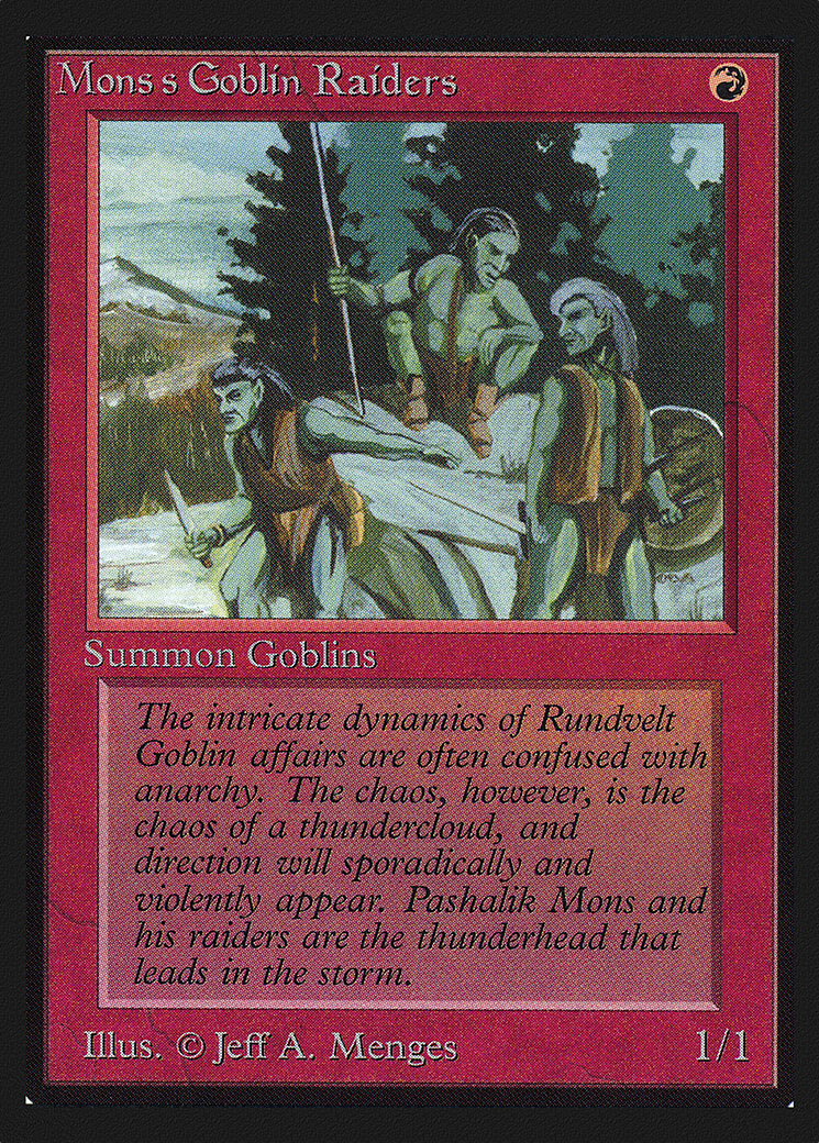 Mons's Goblin Raiders (CED-) - Collectors' Edition