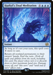 Hurkyl's Final Meditation (PPBRO-052) - The Brothers' War Promos Foil