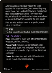 Urza's Blueprints (minigame) // Urza's Blueprints (cont'd) (MMH2-004) - Modern Horizons 2 Minigames Foil