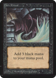 Dark Ritual (LEA-) - Limited Edition Alpha