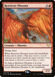 Retriever Phoenix (PPSTX-113) - Strixhaven: School of Mages Promos Foil