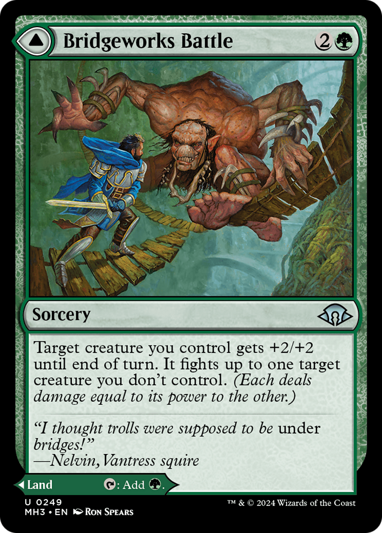Bridgeworks Battle // Tanglespan Bridgeworks (MH3-249) - Modern Horizons 3
