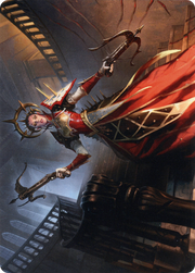 Bloodthirsty Adversary // Bloodthirsty Adversary (AMID-041) - Midnight Hunt Art Series (Borderless) Foil