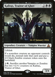 Kalitas, Traitor of Ghet (PRE-86S) - Oath of the Gatewatch Promos Foil