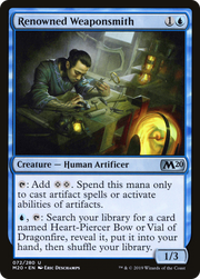 Renowned Weaponsmith (M20-072) - Core Set 2020 Foil