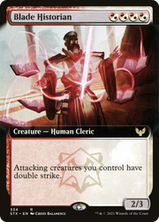 Blade Historian (STX-334) - Strixhaven: School of Mages: (Extended Art) Foil