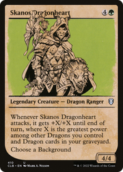 Skanos Dragonheart (CLB-410) - Commander Legends: Battle for Baldur's Gate: (Showcase)