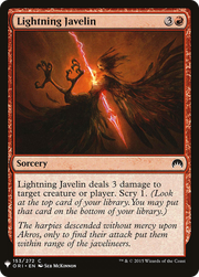 Lightning Javelin (LIST-ORI-153) - The List