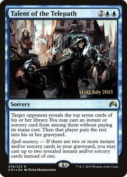 Talent of the Telepath (PRE-78S) - Magic Origins Promos Foil