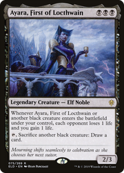 Ayara, First of Locthwain (ELD-075) - Throne of Eldraine Foil