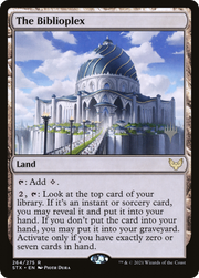 The Biblioplex (PPSTX-264P) - Strixhaven: School of Mages Promos Foil