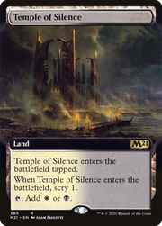Temple of Silence (M21-390) - Core Set 2021: (Extended Art) Foil