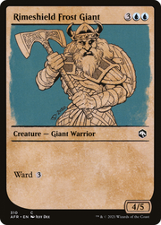 Rimeshield Frost Giant (AFR-310) - Adventures in the Forgotten Realms: (Showcase) Foil