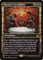 Maestros Ascendancy (SNC-316) - Streets of New Capenna: (Showcase) Foil