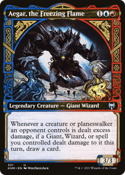 Aegar, the Freezing Flame (KHM-321) - Kaldheim: (Showcase) Foil