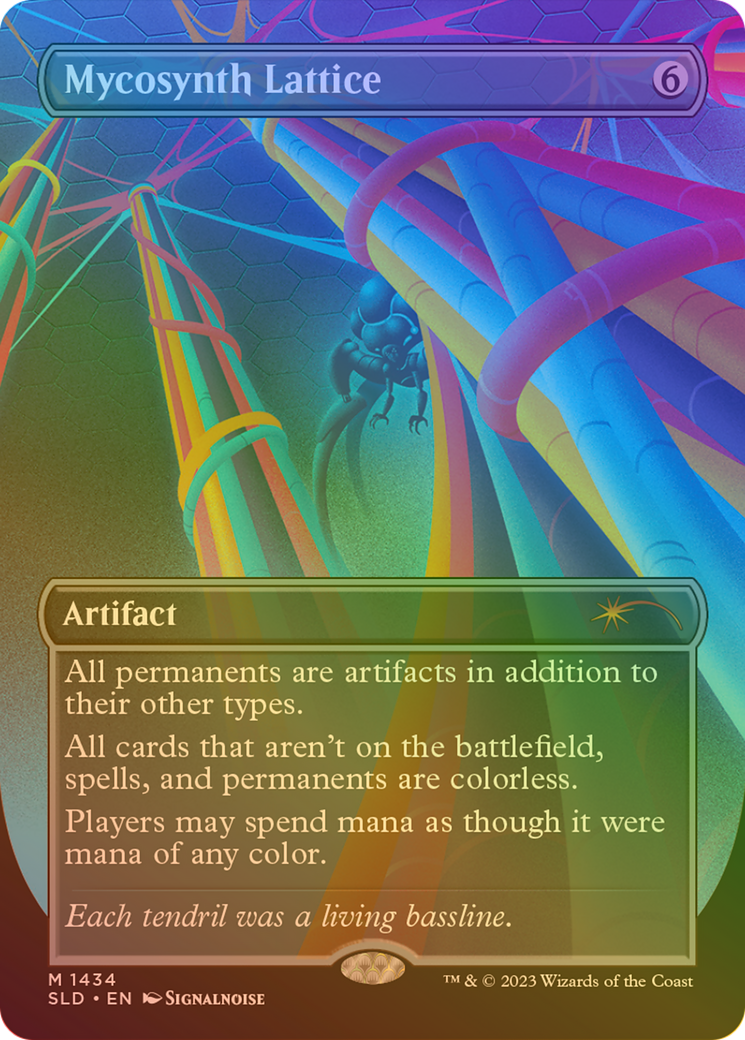 Mycosynth Lattice (SLD-1434) - Secret Lair Drop (Borderless) Foil