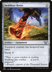 Swiftfoot Boots (NEC-163) - Neon Dynasty Commander