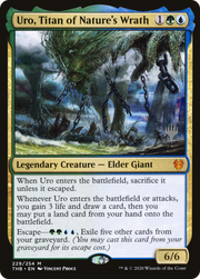 Uro, Titan of Nature's Wrath (PPTHB-229) - Theros Beyond Death Promos Foil