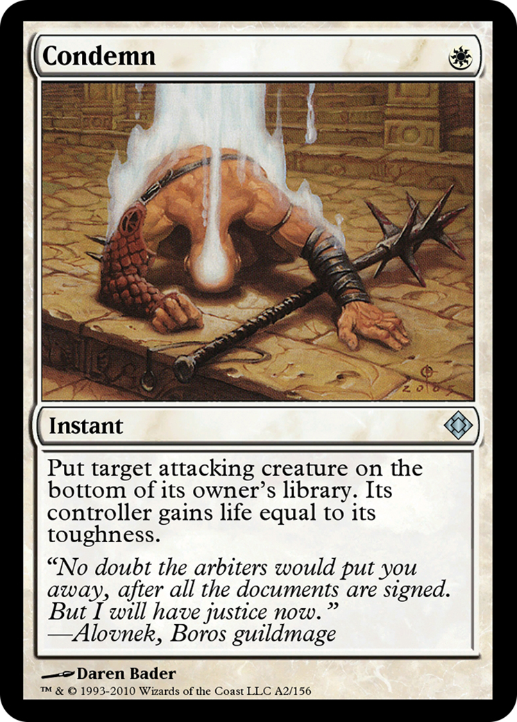 Condemn (TD0-0A2) - Magic Online Theme Decks