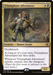 Triumphant Adventurer (PPAFR-237P) - Adventures in the Forgotten Realms Promos