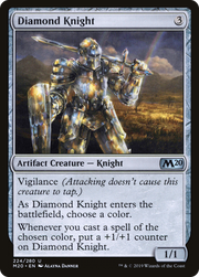 Diamond Knight (M20-224) - Core Set 2020 Foil