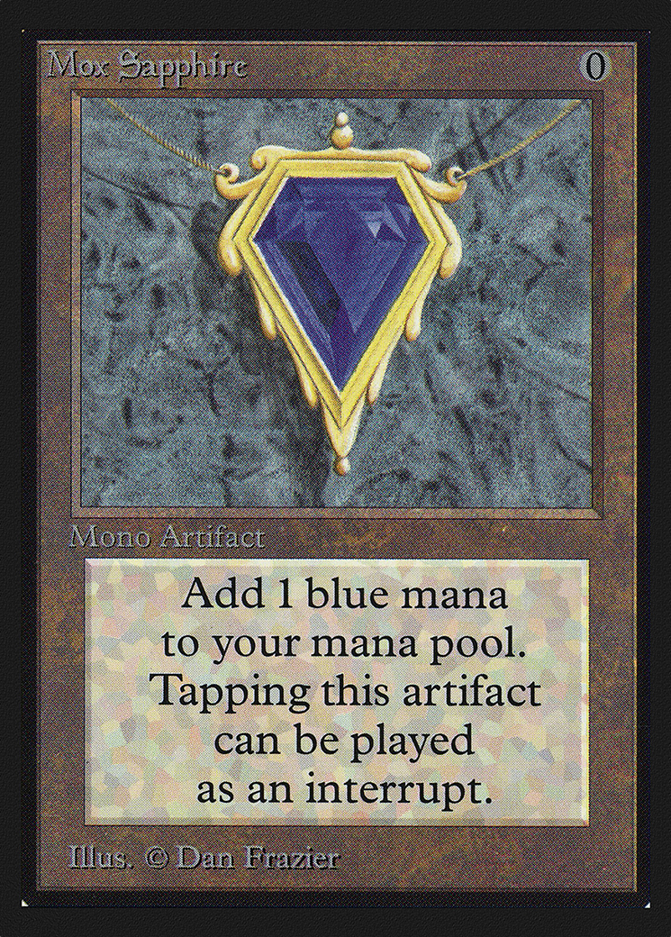 Mox Sapphire (IED-) - Intl. Collectors' Edition