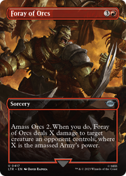 Foray of Orcs (LTR-417) - The Lord of the Rings: Tales of Middle-earth (Borderless) Foil