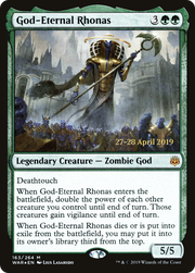 God-Eternal Rhonas (PRE-163S) - War of the Spark Promos Foil