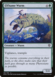 Elfhame Wurm (DMU-161) - Dominaria United