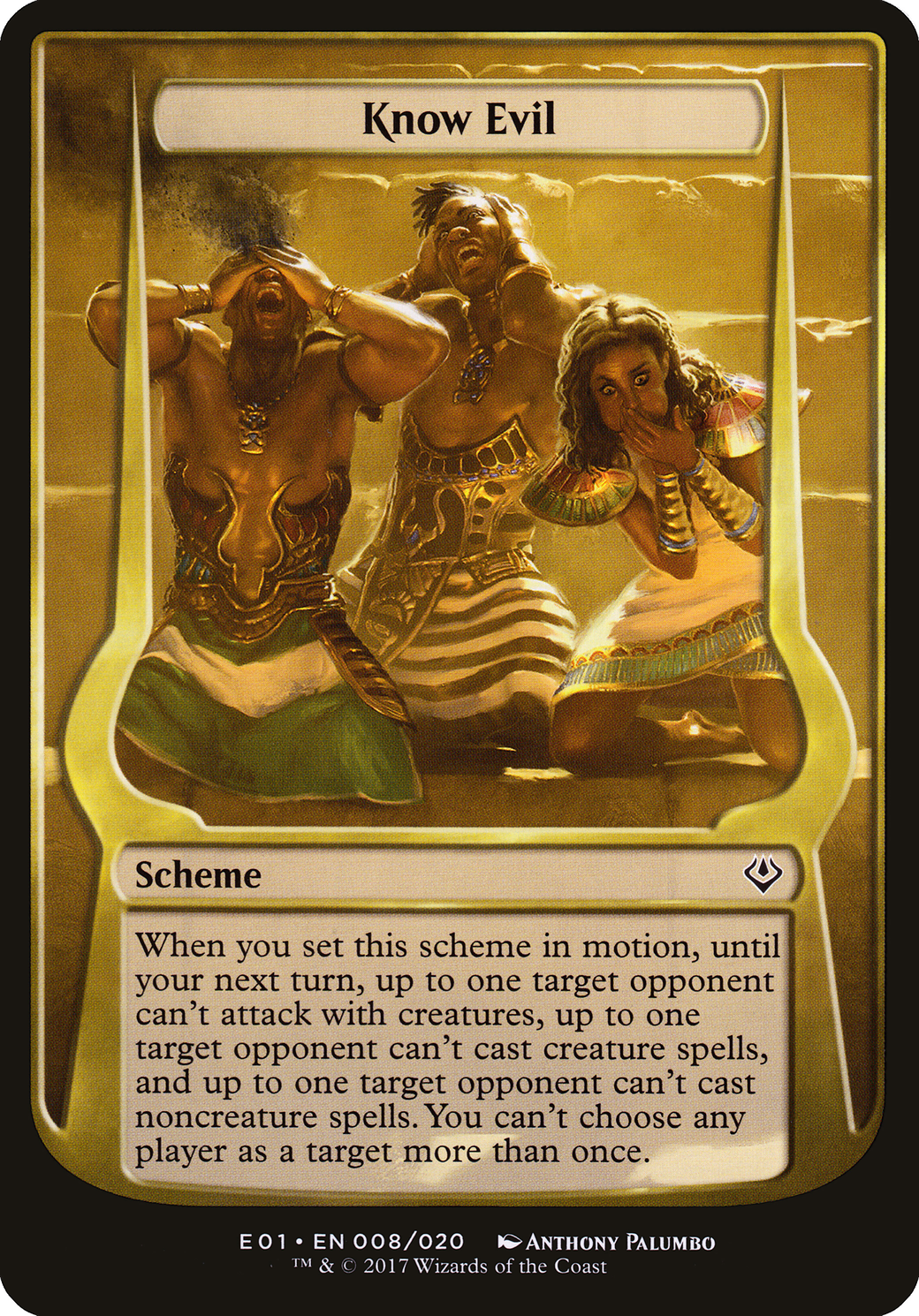 Know Evil (OVER-008) - Archenemy: Nicol Bolas Schemes