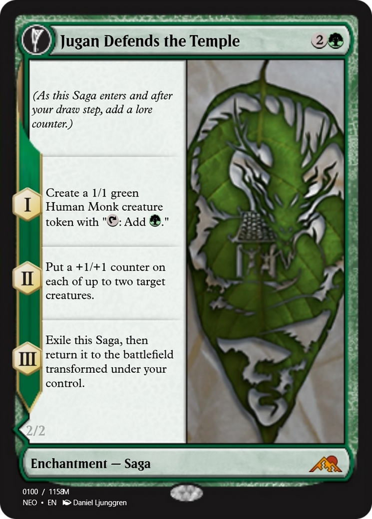 Jugan Defends the Temple // Remnant of the Rising Star (PRM-98063) - Magic Online Promos: (enchantment) Foil