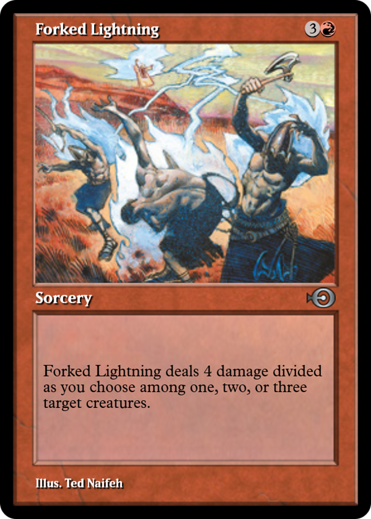 Forked Lightning (PRM-33440) - Magic Online Promos Foil