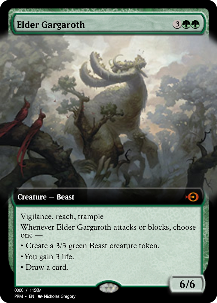 Elder Gargaroth (PRM-81994) - Magic Online Promos Foil