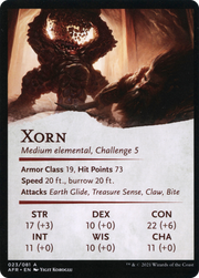 Xorn // Xorn (AAFR-023) - Adventures in the Forgotten Realms Art Series (Borderless) Foil