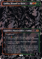 Lukka, Bound to Ruin (ONE-363) - Phyrexia: All Will Be One (Borderless) Foil