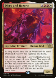 Djeru and Hazoret (PPMOM-221P) - March of the Machine Promos Foil