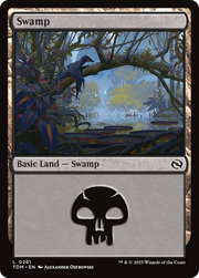 Swamp (TDM-281) - Tarkir: Dragonstorm Foil