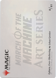 Ephara, Ever-Sheltering // Ephara, Ever-Sheltering (AMOM-008) - March of the Machine Art Series (Borderless) Foil