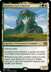 Karametra, God of Harvests (PRM-86202) - Magic Online Promos: (enchantment)