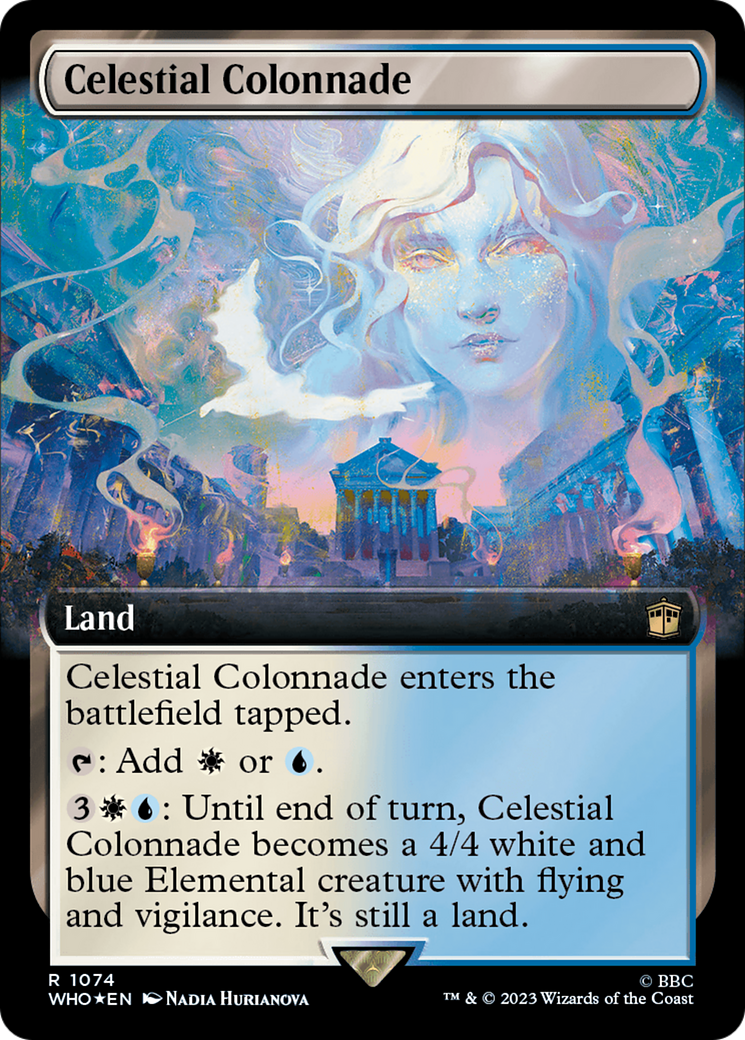 Celestial Colonnade (WHO-1074) - Doctor Who: (Extended Art) Foil