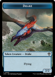 Drake (TOTC-005) - Outlaws of Thunder Junction Commander Tokens