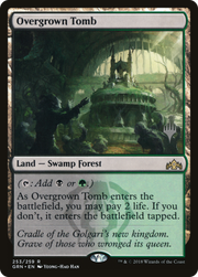 Overgrown Tomb (PPELD-253P) - Guilds of Ravnica Promos