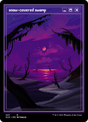Snow-Covered Swamp (SLD-327) - Secret Lair Drop