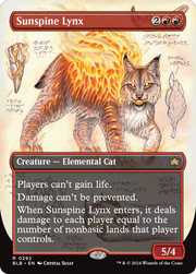 Sunspine Lynx (BLB-292) - Bloomburrow: (Showcase) (Borderless) Foil