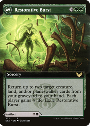 Pestilent Cauldron // Restorative Burst (STX-327) - Strixhaven: School of Mages: (Extended Art) Foil
