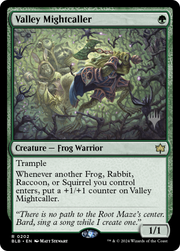 Valley Mightcaller (PPBLB-202) - Bloomburrow Promos Foil